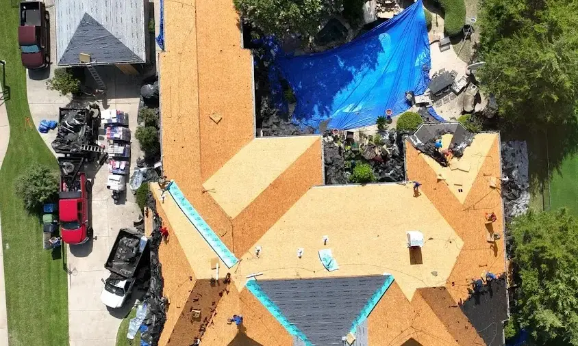 Professional Roof Repair being performed in Central Point